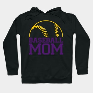 Baseball mom cheerleader fan Hoodie